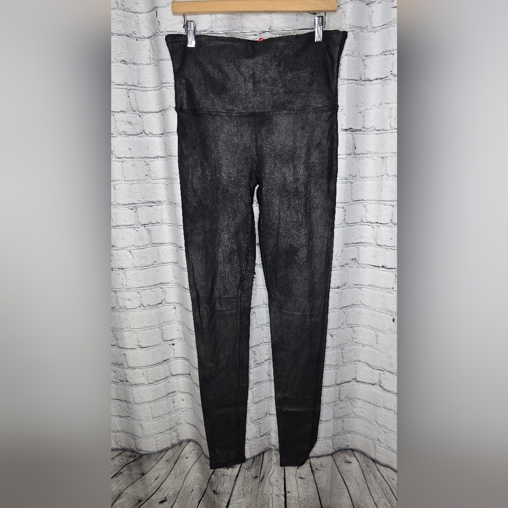 Spanx Women's Plus Size‎ Black/Brown High-Waisted Leggings Size 1X